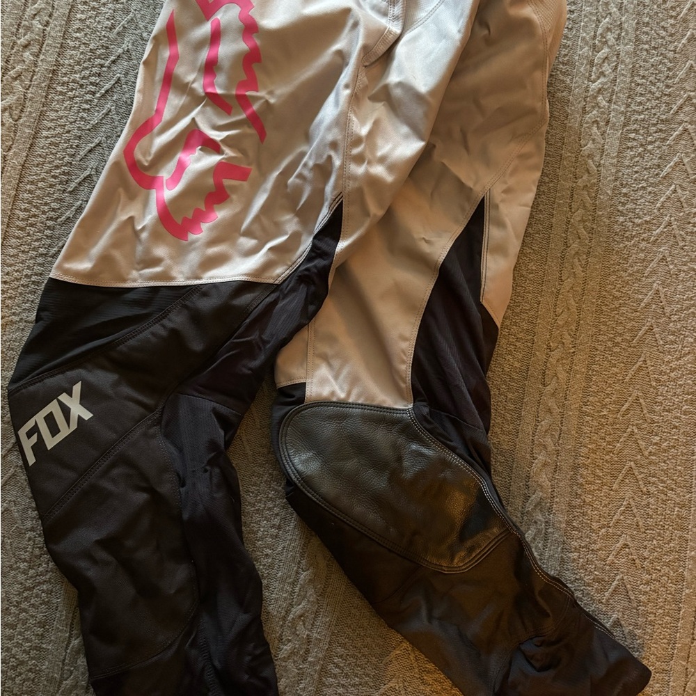 Fox women's Black pink and White Racing Pants